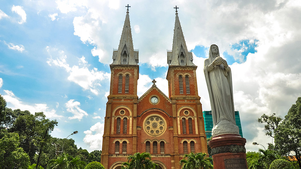 Notre Dame Cathedral of Saigon is a timeless icon in the heart of Ho Chi Minh City
